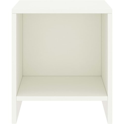 Maison Chic Nočna omarica - Nočna miza bela 35x30x40 cm trdna borovina, (21689640) Cene