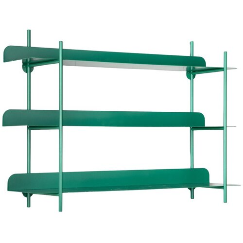 PT LIVING Zelena metalna polica s vi&amp;scaron;e razina 60 cm Cool Retro &amp;ndash; Slike