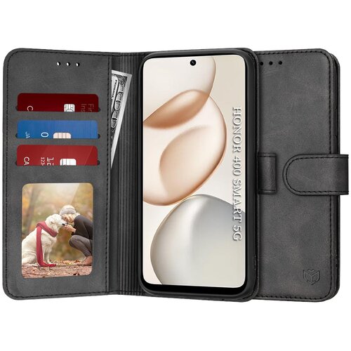 Techsuit Diary Book preklopna maska za Honor 400 Smart 5G / 400 Smart 4G / X7d 4G -crna Cijene