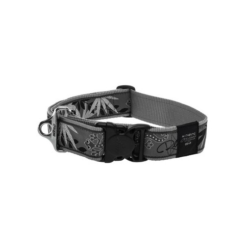 Rogz special agent klasična ogrlica za pse gecko, 40mm, xxl, siva Cene