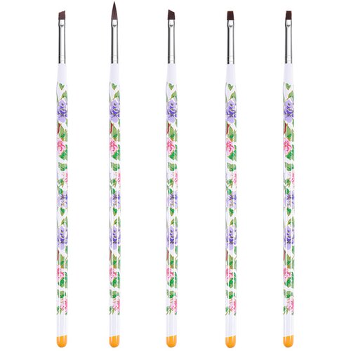INF Nail Art čopiči 5-delni MultiColor, (21247635) Cene