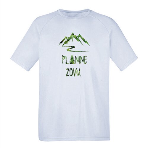 Na vrhu cool dry aktivna majica planine zovu borovi print ( muška ) Slike