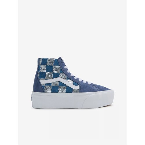 Vans Women's blue ankle sneakers with suede details SK8-Hi - Women Slike