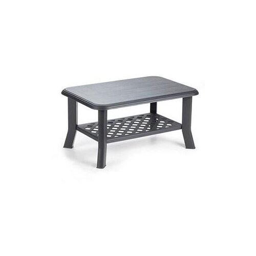  Klubska mizica - kavna mizica - Nizka mizica antracitna 90x60x46 cm plastika, (21754967) Cene