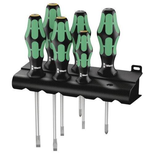 Wera 334/355/6 Kraftform Plus Lasertip screwdriver set Slike