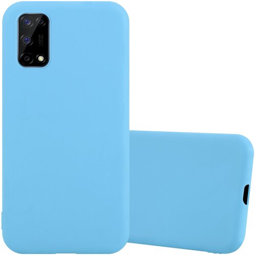  ohišje, združljiv z realme v candy blue - zaščitni pokrov, narejen iz fleksibilnega silikona tpu, (20591408) Cene