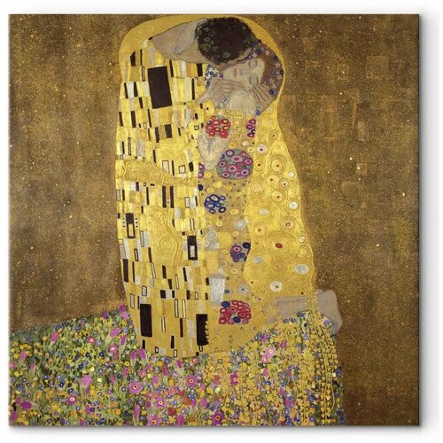  Slika - Gustav Klimt &amp;ndash; Kiss 40x40 Premium Print Slike