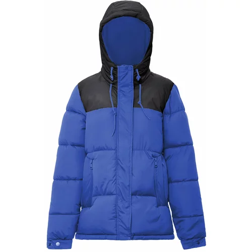 FUMO Zimska jakna kobalt modra / črna