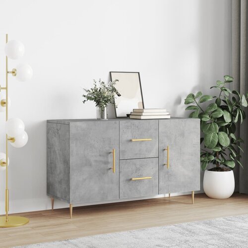  Komoda siva boja betona 100x36x60 cm od konstruiranog drva Cijene