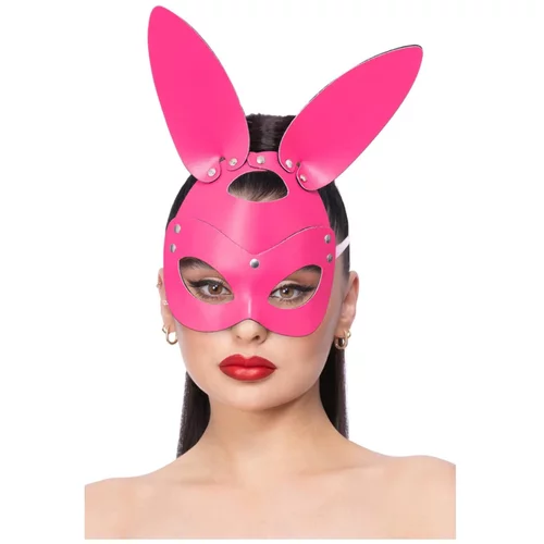 Fever Mock Leather Rabbit Mask Pink