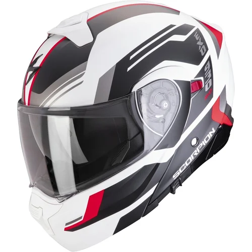 Scorpion EXO 930 EVO SIKON Matt White/Black/Red XL Kaciga