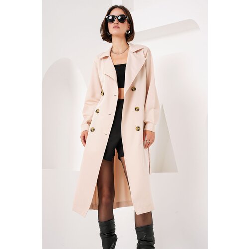 Bigdart Trench Coat - Beige - Double-breasted Cene