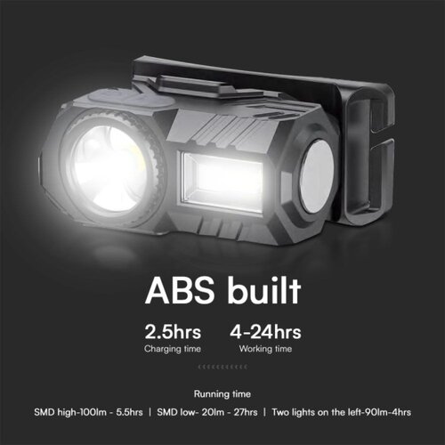  LED RGBW prigu&amp;scaron;iva punjiva čelna lampa USB LED/3W/5V IP43 190 lm 24 h 750 mAh Slike