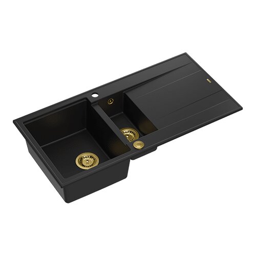 Quadron sudoper EVAN 156 + nano PVD čisto crna/zlato s daljinskim upravljanjem Cijene