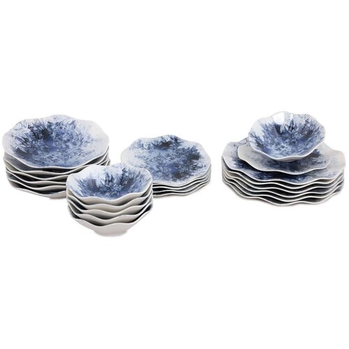 Hermia Porcelanast jedilni servis 24 ks – Cene