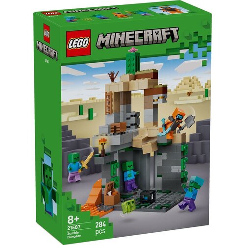 Lego Minecraft The Zombie Dungeon 21587 Slike