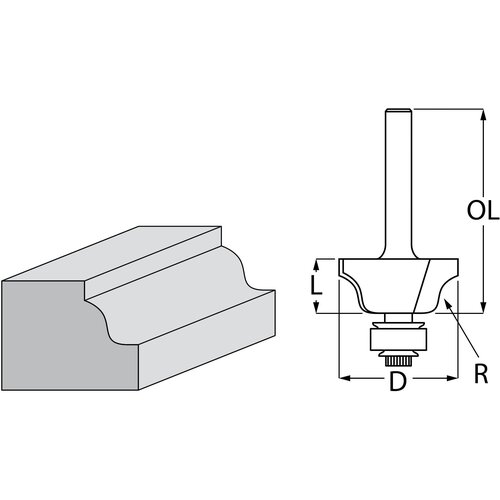Makita glodalica D-48810 Cene