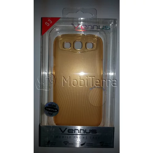  Zaščitni ovitek VENNUS Crystal Ultra Slim Case za Samsung Galaxy S III i9300 - zlati