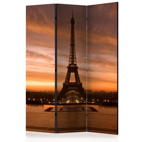  Paravan u 3 dijela - Eiffel tower at dawn [Room Dividers] 135x172 Slike