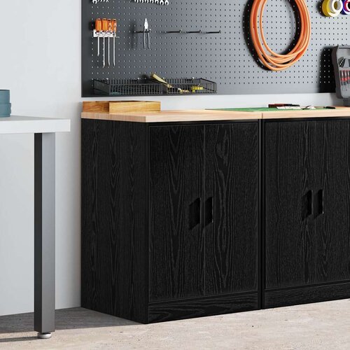  Garažni ormar za odlaganje crni 60x51x85 cm masivne borovine Cijene