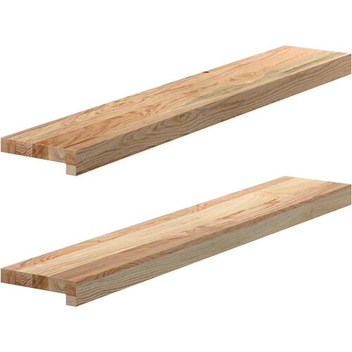  Prozorske klupčice 2 kom. Neobrađene 90x15x2 cm Masivno drvo hrast Cijene