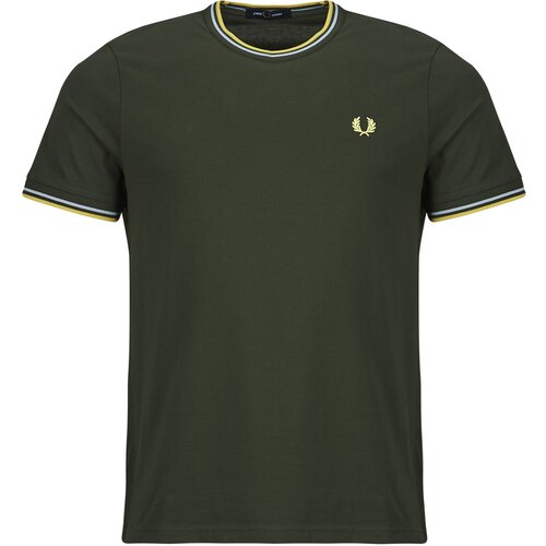 Fred Perry TWIN TIPPED T-SHIRT Zelena Cijene