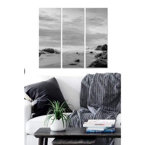 Wallity MDF1031262 multicolor decorative mdf painting (3 pieces) Slike