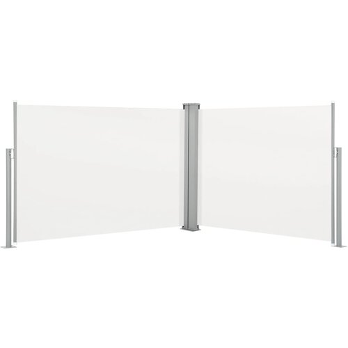 vidaXL Zložljiva stranska tenda krem 100x1000 cm Cene