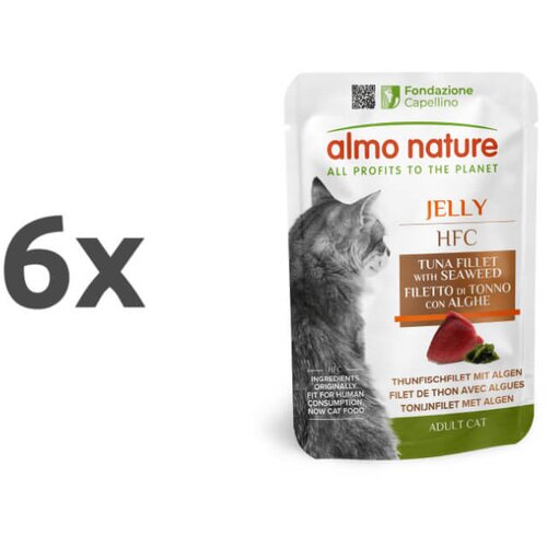 Almo Nature HFC Jelly - file tune in alge 6 x 55 g Cene