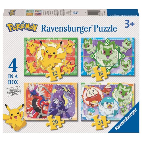 Ravensburger Pokemon Puzzle Set - 12, 16, 20 i 24 Dijelova Cene