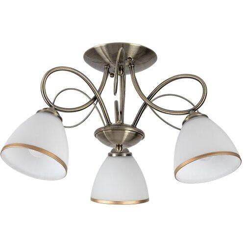 Brilagi plafonski luster fred 3xE27/60W/230V, prečnik 59 cm, bronzan Slike