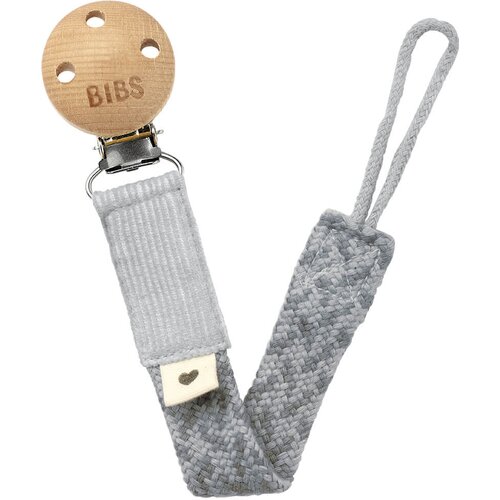 Bibs Paci Braid držalo za dudo Cloud / Iron 1 kos Slike