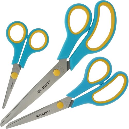 Westcott &Scaron;karje set easy grip 13cm, 20,1cm, 24,7cm modre 1/3 n-90028 00, (21323411) Cene