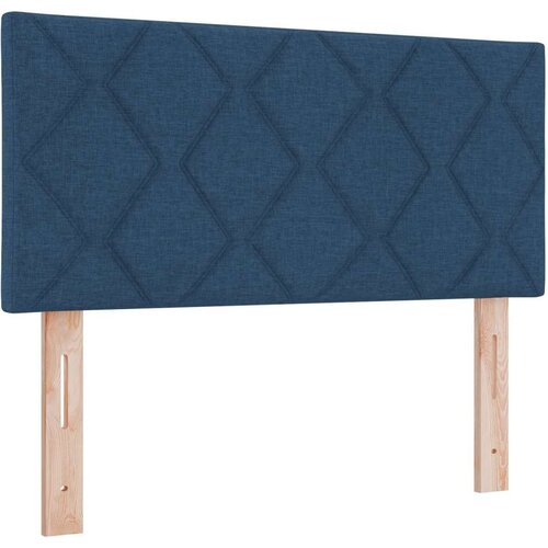Box Spring Krevet s Madracem Plavi 90x200 cm Tkanina Slike
