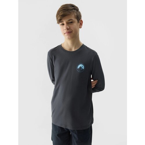 4f Boys&amp;#039; Long Sleeve T-Shirt - Graphite Slike