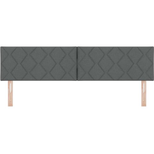  LED glava kreveta Sivi 180 cm tkanina Slike