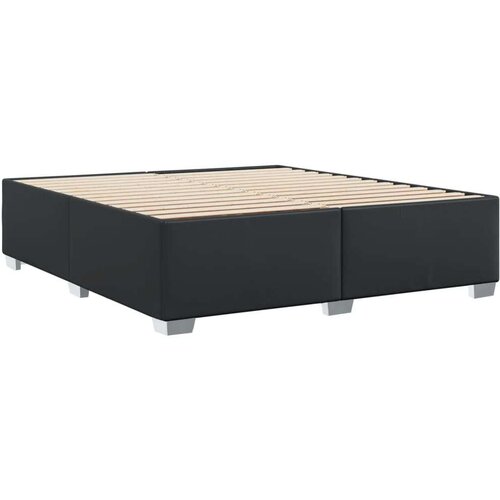 VidaXL Okvir za krevet crni 200x200 cm od umjetne kože Slike