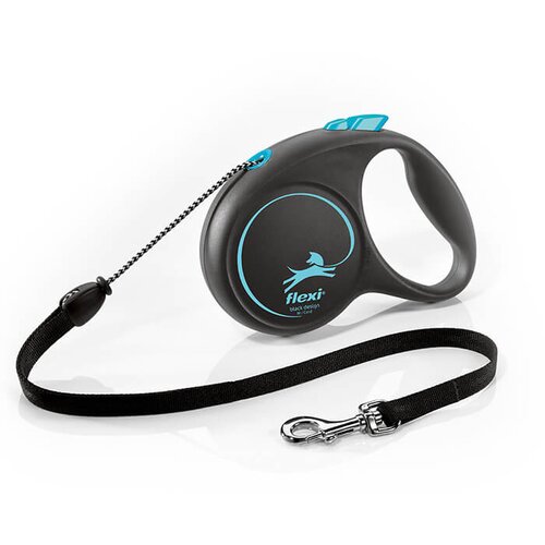 Flexi black design - automatski povodac za pse (plavi) m uže Cene