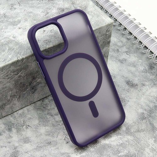 Maska Silky MagSafe matte za Iphone 12/12 Pro/ ljubičasta Slike