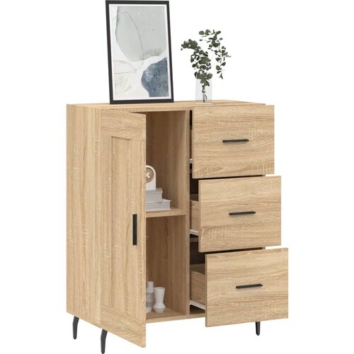  Komoda boja hrasta sonome 69,5x34x90 cm od konstruiranog drva Slike