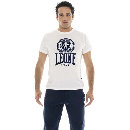 Leone 1947 Majice s kratkimi rokavi Man T-Shirt Short Sleeves Indaco Bela Cene