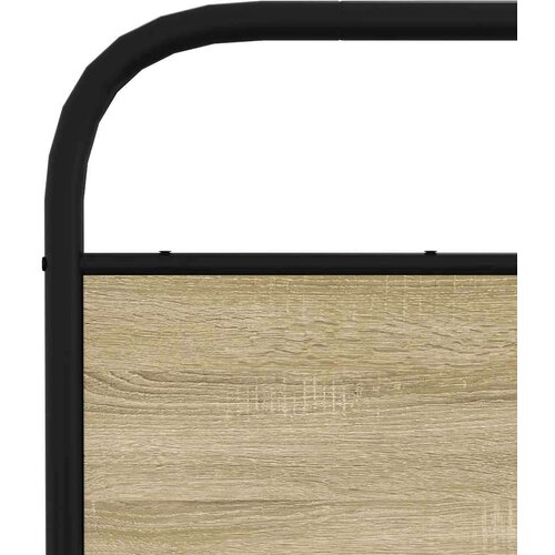 vidaXL Metalni okvir kreveta bez madraca boja hrasta sonome 140x190 cm Cene