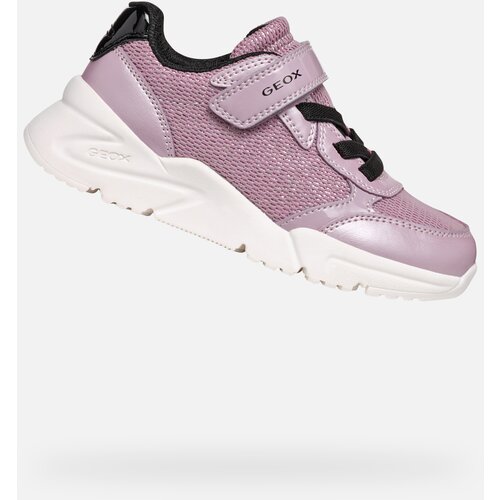 Geox Pink Girls' Loftus Sneakers - Girls Cene