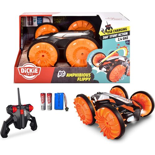 OST Toys, 10 km/h daljinsko vodeno amfibijsko vozilo, Oranžna, (21552140) Slike