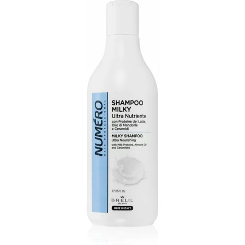 Brelil Numéro Milky Ultra Nutriente Shampoo hranilni šampon za vse tipe las 800 ml