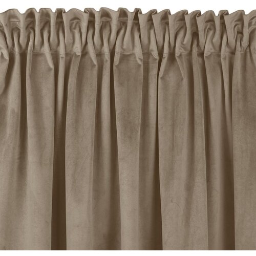  Curtain VILA color beige style classic dragon tape transparent 7.5 cm with fringe 3 cm velvet 265x225 HOMEDE Slike