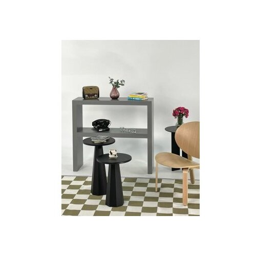 Hanah home set stolova za kafu lilyum (57 + 47) black (313RTX1125) Slike