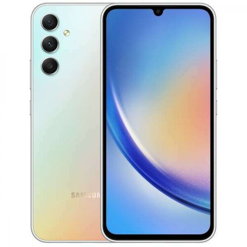 Samsung pametni telefon Galaxy A34 5G Dual SIM 128GB 6GB RAM SM-A346 Srebrna Slike