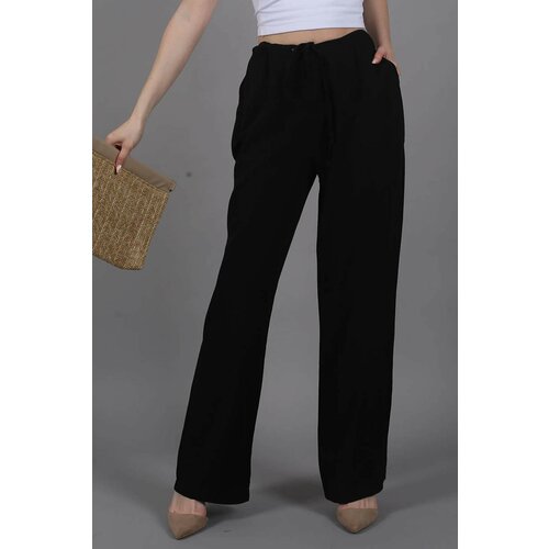 Madmext Pants - Black - Relaxed Slike