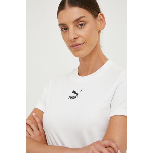 Puma Kratka majica ženski, bela barva Slike